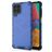 Mobigear Honeycomb Coque Samsung Galaxy M33 Coque arrière Rigide Anti-Chocs - Bleu