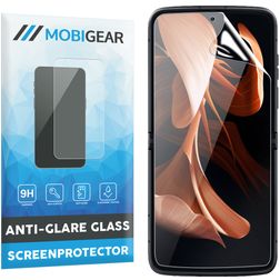 Mobigear Motorola Razr (2022) Verre trempé Protection d'écran - Compatible Coque - Noir