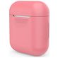 Mobigear Colors Coque Apple AirPods 1 Coque en Silicone Souple - Rose