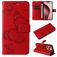 Mobigear Butterfly Housse iPhone 16 Pro Etui Porte-Monnaie - Rouge