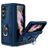 Mobigear Armor Ring Coque Samsung Galaxy Z Fold 5 Coque arrière Rigide Anti-Chocs avec Anneau-Support - Bleu