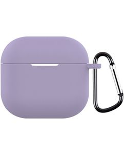 Mobigear Colors Coque Apple AirPods 4 Coque en Silicone Souple - Violet