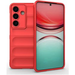 Mobigear Bumpy Coque Samsung Galaxy S26 Coque arrière en TPU Souple - Rouge