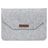 Mobigear Envelope Pochette Ordinateur portable en Feutre (max 25 cm x 37 cm) Housse ordinateur - Gris