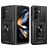 Mobigear Armor Ring Cam Slide Coque Samsung Galaxy Z Fold 8 Ultra Coque arrière Rigide Anti-Chocs avec Anneau-Support et Protecteur Lentilles - Noir