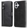 Mobigear Zipper Housse iPhone 17 Etui Porte-Monnaie - Noir