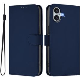 Mobigear Urban Wallet Housse iPhone 16 Plus Etui Porte-Monnaie - Bleu Marin