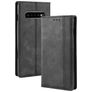 Mobigear Sensation Housse Samsung Galaxy S10 Plus Etui Porte-Monnaie - Noir