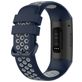 Mobigear Sport Plus Buckle Bracelet Silicone Fitbit Charge 3 Fermeture boucle ardillon - Dark Blue