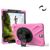 Mobigear SureGrip XGuard Coque Samsung Galaxy Tab S3 9.7 Coque Arrière Rigide Antichoc + Support Amovible - Rose