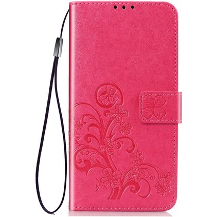 Mobigear Clover Xiaomi Mi 9 Étui Portefeuille - Rose