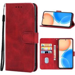 Mobigear Wallet Housse HONOR X8 Etui Porte-Monnaie - Rouge