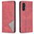 Mobigear Rhombus Slim Housse Samsung Galaxy S25 FE Etui - Rouge