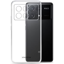 Mobilize Gelly Coque Transparente POCO X6 Pro Coque arrière en TPU Souple - Transparent