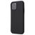 Mobigear Rubber Touch Coque iPhone 12 Coque arrière en Silicone - Noir