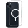 Mobiparts Hardcover Coque Transparente iPhone 14 Plus MagSafe Coque arrière Rigide - Transparent