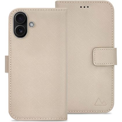 My Style Flex Wallet Housse iPhone 16 Plus Etui Porte-Monnaie - Warm Taupe