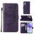 Mobigear Butterfly Housse Samsung Galaxy A55 Etui Porte-Monnaie - Violet