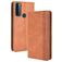 Mobigear Sensation TCL 20 SE Étui Portefeuille - Marron