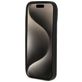 Mobiparts Coque iPhone 15 Pro MagSafe Coque arrière en Silicone - Noir