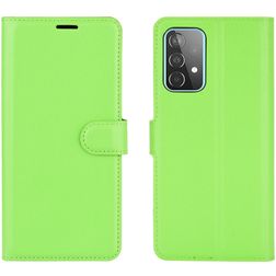 Mobigear Classic Housse Samsung Galaxy A52s 5G Etui Porte-Monnaie - Vert