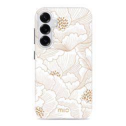 MIO Coque Samsung Galaxy S25 Plus MagSafe Coque arrière Rigide - White Roses