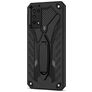 Mobigear Armor Stand Coque Samsung Galaxy A03s Coque arrière Rigide Anti-Chocs avec Support Amovible - Noir