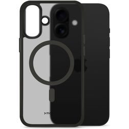 Mobilize Hybrid Pro Coque iPhone 16 MagSafe Coque arrière Rigide Anti-Chocs - Noir