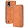 Mobigear Sensation Housse Nokia C21 Plus Etui Porte-Monnaie - Marron