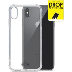 My Style Protective Flex Coque Transparente iPhone XS Max Coque arrière en TPU Souple Anti-Chocs - Transparent