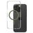 CARE by PanzerGlass Flagship Coque iPhone 16 Pro MagSafe Coque arrière Rigide - Transparent / Vert