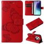 Mobigear Butterfly Xiaomi Redmi 14C Étui Portefeuille - Rouge