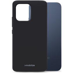 Mobilize Rubber Gelly Coque OPPO Reno 15F Coque arrière en TPU Souple - Noir