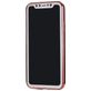 Mobigear Royal Coque iPhone XR Coque arrière en TPU Souple - Transparent / Rose doré