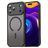 Mobigear Shockproof iPhone 18 Pro MagSafe Plastique rigide Coque arrière - Noir