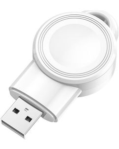Mobigear Magnetic Keyring - Chargeur Apple Watch 2.5W 1A - Blanc