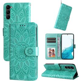Mobigear Sunflower Housse Samsung Galaxy S23 Etui Porte-Monnaie - Vert