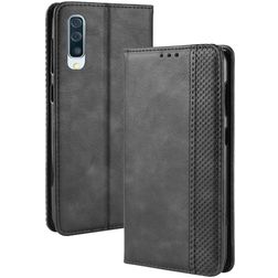 Mobigear Sensation Housse Samsung Galaxy A70 Etui Porte-Monnaie - Noir