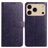 Mobigear Flowers Housse iPhone 17 Pro Etui Porte-Monnaie - Violet