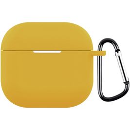 Mobigear Colors Coque Apple AirPods 4 Coque en Silicone Souple - Jaune