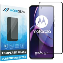 Mobigear Premium Motorola Moto G84 Verre trempé Protection d'écran - Compatible coque - Noir