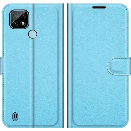 Mobigear Classic Realme C21 Étui Portefeuille - Bleu