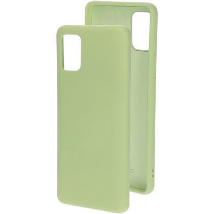 Mobiparts Coque Samsung Galaxy A51 Coque arrière en Silicone - Pistache Green