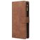 Mobigear Zipper Housse Samsung Galaxy A71 Etui Porte-Monnaie - Marron