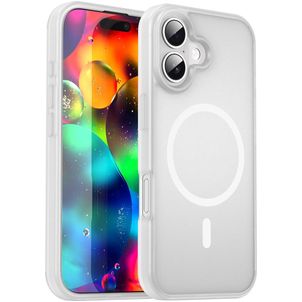 Mobigear Shockproof Coque iPhone 17 MagSafe Coque arrière Rigide - Matte White