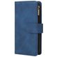 Mobigear Zipper Housse iPhone 12 Mini Etui Porte-Monnaie - Bleu