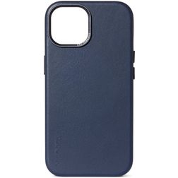 Decoded Coque iPhone 15 MagSafe Coque arrière en Cuir Véritable - Bleu