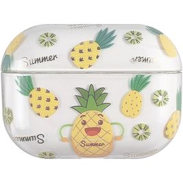 Mobigear Design Coque Apple AirPods Pro 2 Coque Rigide - L'ananas
