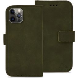 My Style Flex Wallet Housse iPhone 12 Pro Etui Porte-Monnaie - Forest Green