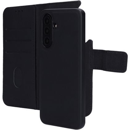 Mobiparts Housse Samsung Galaxy A17 Etui avec Coque Détachable en Cuir Véritable Porte-Monnaie - Noir